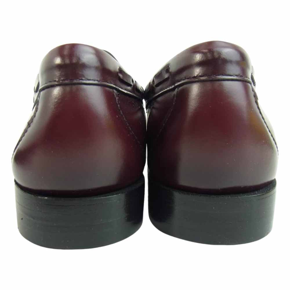 ジーエイチバス BA11015 WEEJUNS ウィージャンズ LARKIN MOC TASSEL ラーキン タッセル ローファー UK6 WINE LTHR UK6【極上美品】【中古】
