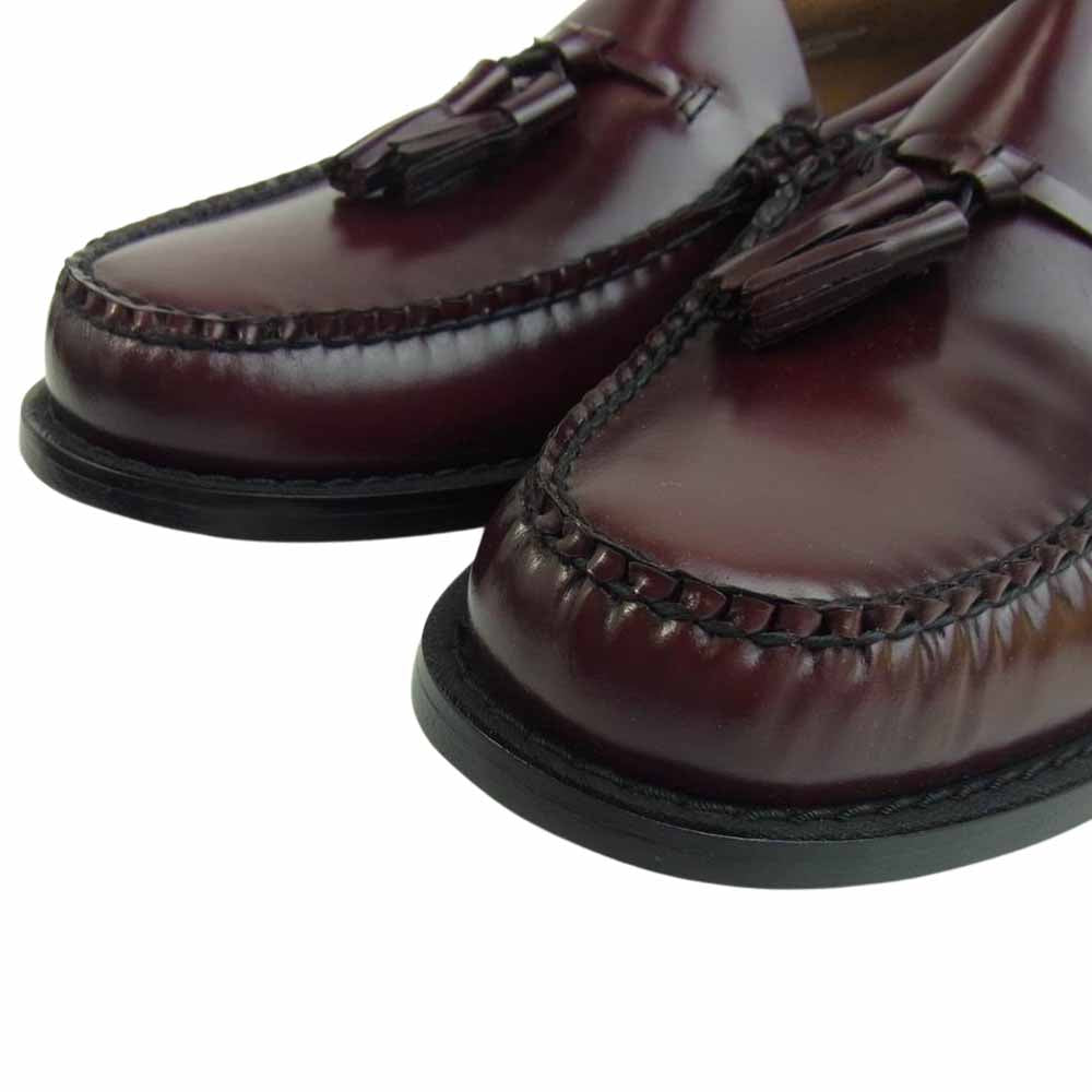 ジーエイチバス BA11015 WEEJUNS ウィージャンズ LARKIN MOC TASSEL ラーキン タッセル ローファー UK6 WINE LTHR UK6【極上美品】【中古】
