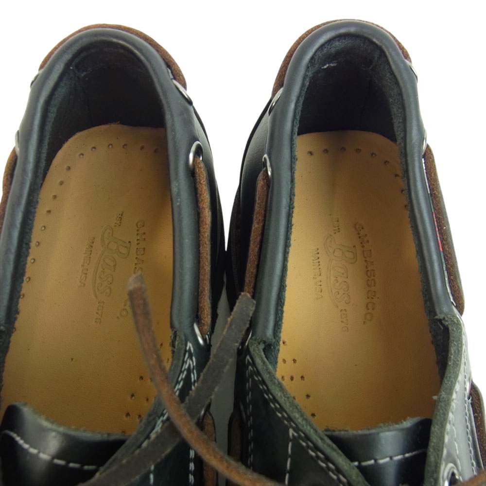 ジーエイチバス BA13011 WEEJUNS ウィージャンズ RANGER レンジャー レザー ローファー UK6 ブラック系 40【極上美品】【中古】