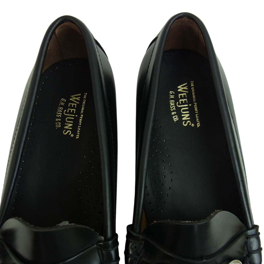 ジーエイチバス BA11775 WEEJUNS ウィージャンズ EASY リンカーン モック ビット ローファー UK8.5 ブラック系 42.5【極上美品】【中古】