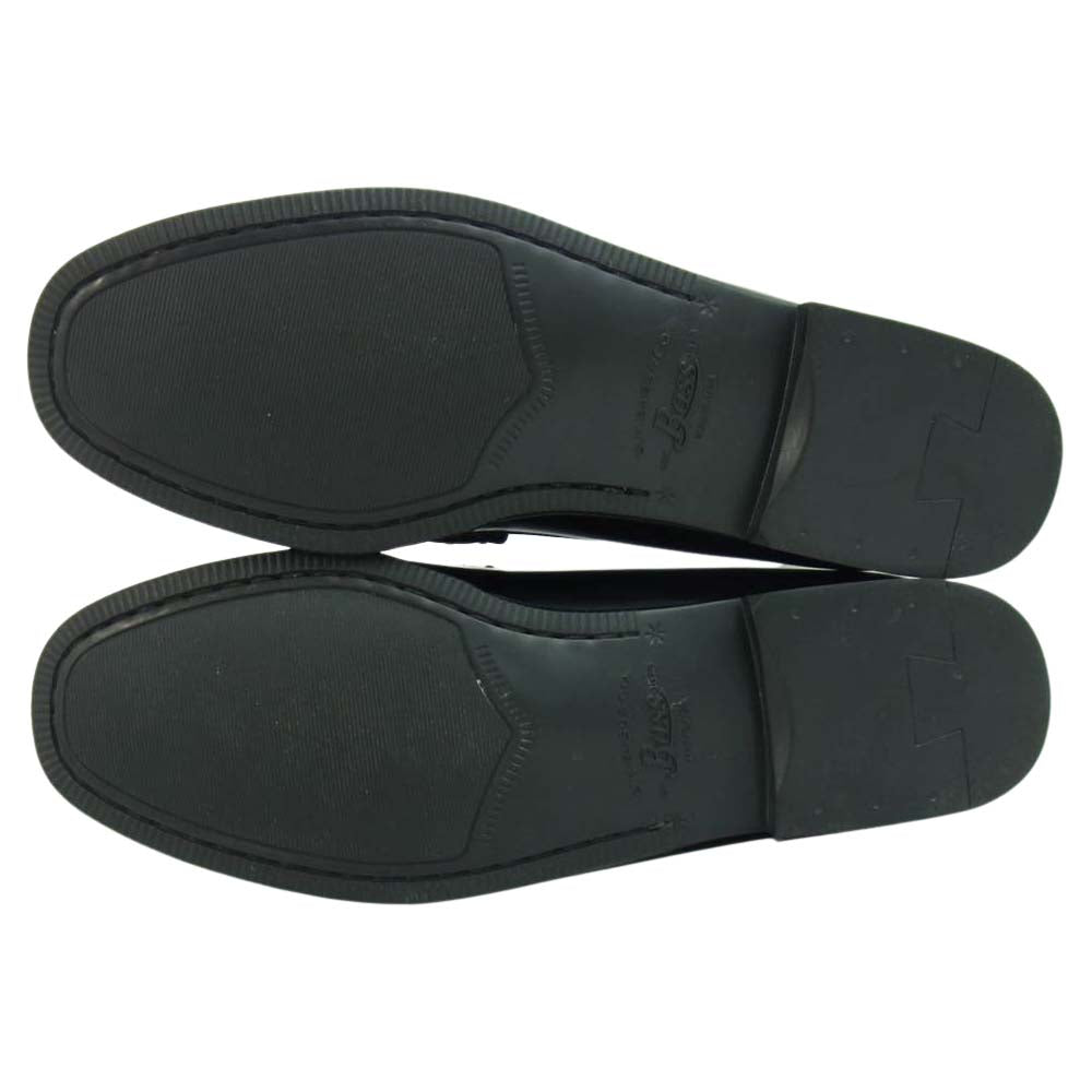 ジーエイチバス BA11775 WEEJUNS ウィージャンズ EASY リンカーン モック ビット ローファー UK8.5 ブラック系 42.5【極上美品】【中古】