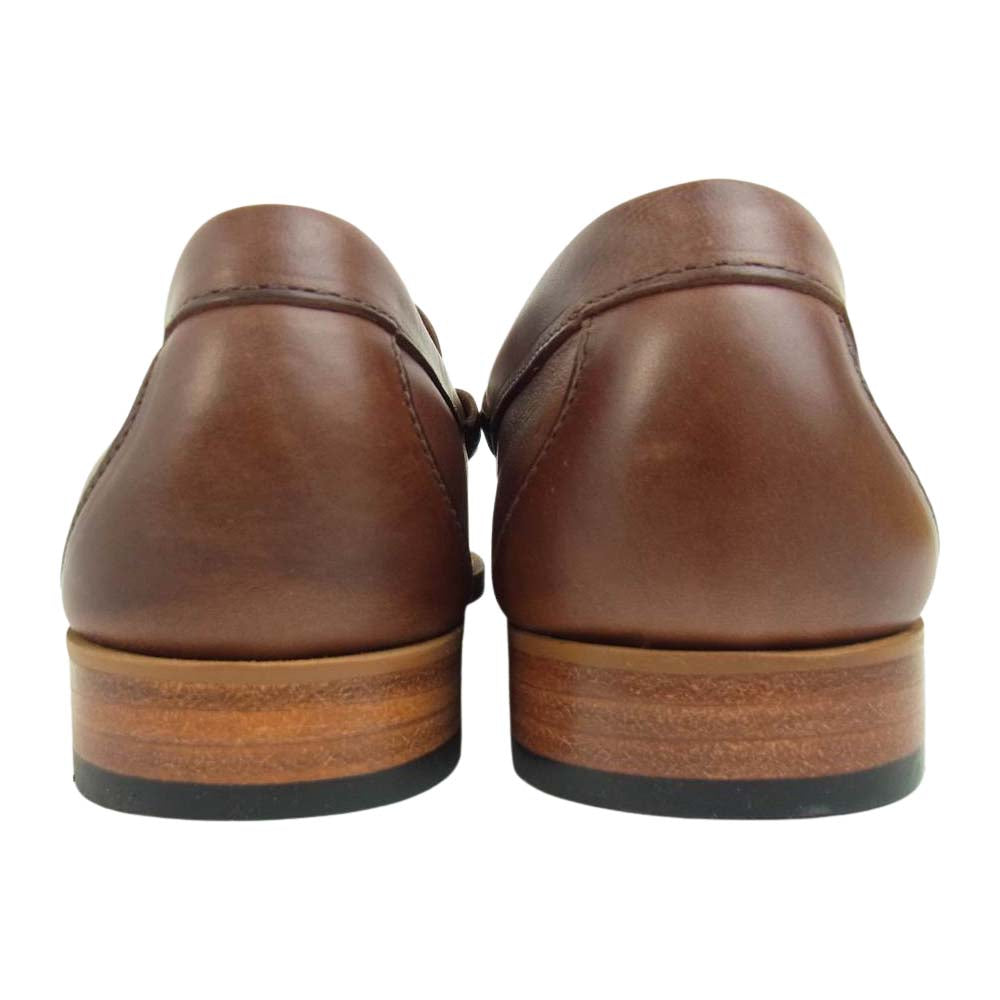 ジーエイチバス BA11011 WEEJUNS ウィージャンズ ビーフロール レザー ローファー UK7 ブラウン系 40【極上美品】【中古】