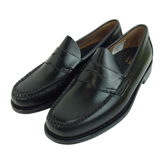ジーエイチバス BA11035H WEEJUNS ウィージャンズ LOGAN PENNY LOAFER ローガン ペニー ローファー UK7 ブラック系 UK7【極上美品】【中古】