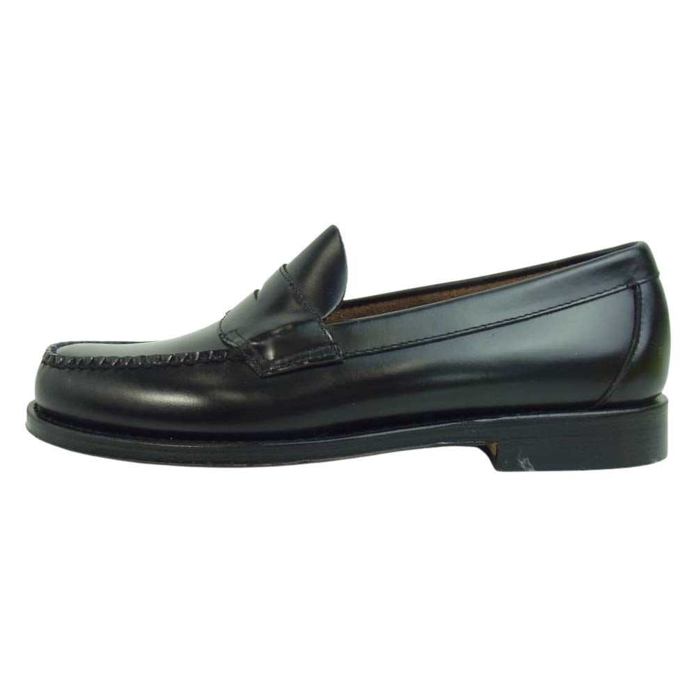 ジーエイチバス BA11035H WEEJUNS ウィージャンズ LOGAN PENNY LOAFER ローガン ペニー ローファー UK7 ブラック系 UK7【極上美品】【中古】