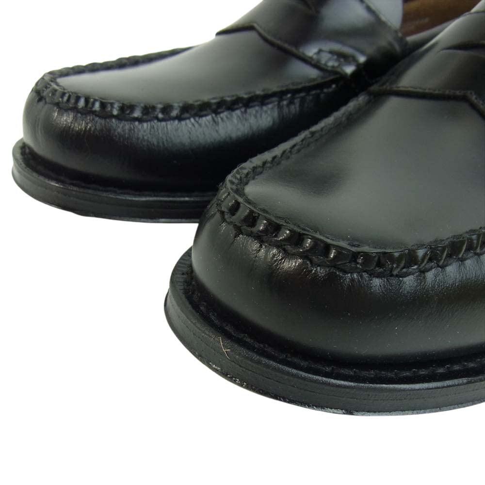 ジーエイチバス BA11035H WEEJUNS ウィージャンズ LOGAN PENNY LOAFER ローガン ペニー ローファー UK7 ブラック系 UK7【極上美品】【中古】