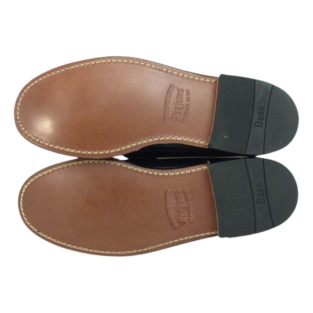 ジーエイチバス BA11035H WEEJUNS ウィージャンズ LOGAN PENNY LOAFER ローガン ペニー ローファー UK7 ブラック系 UK7【極上美品】【中古】