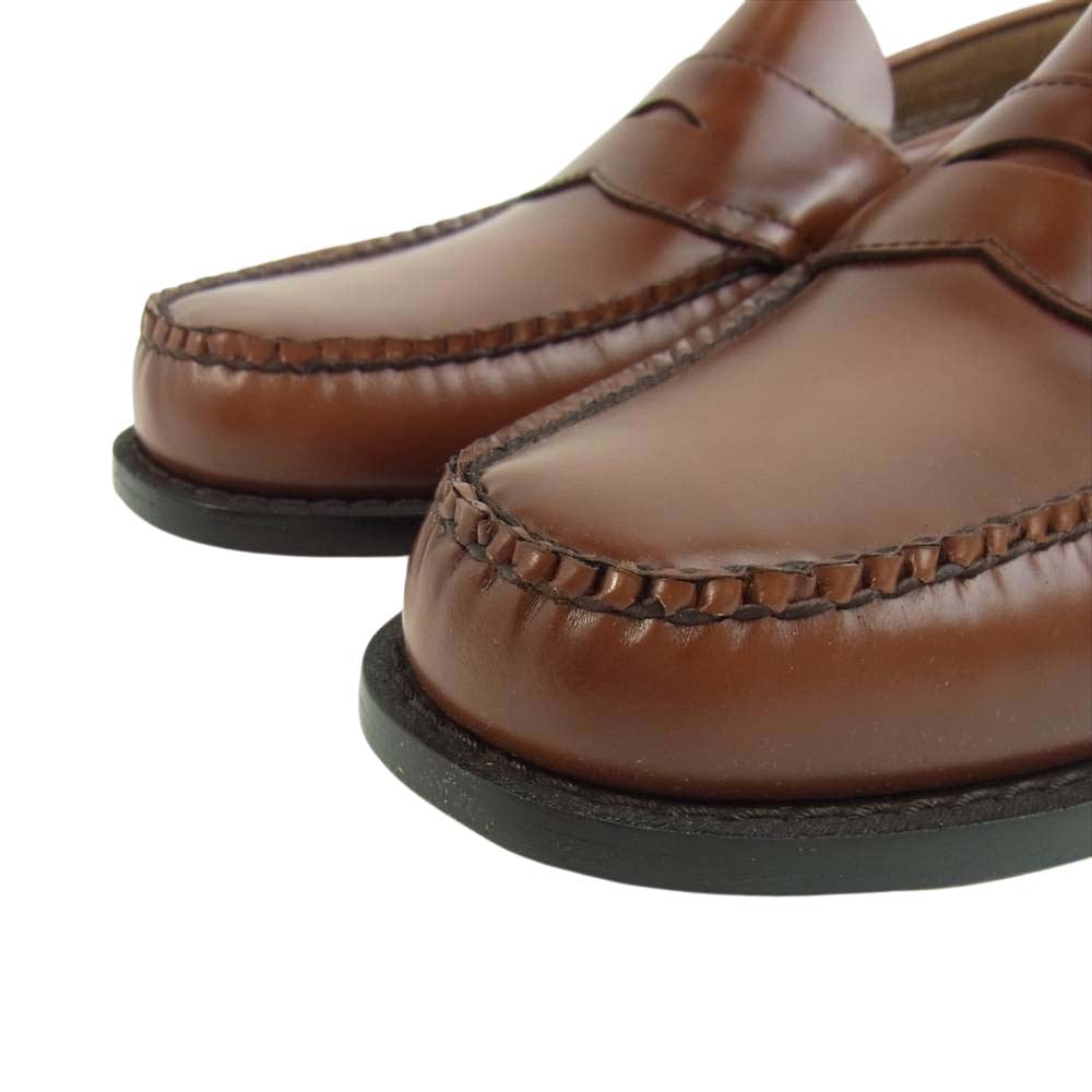 ジーエイチバス BA11035J WEEJUNS ウィージャンズ LOGAN ローガン レザー ローファー UK7 ブラウン系 41【極上美品】【中古】