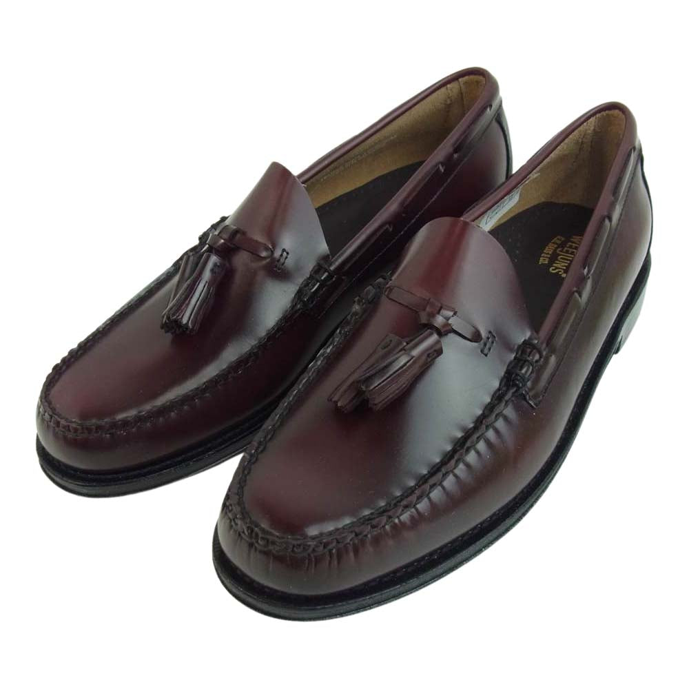 ジーエイチバス BA11015H WEEJUNS ウィージャンズ LARKIN MOC TASSEL ラーキン タッセル ローファー UK8.5 ワインレッド系 UK8.5【極上美品】【中古】