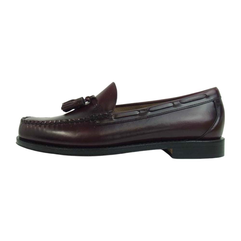 ジーエイチバス BA11015H WEEJUNS ウィージャンズ LARKIN MOC TASSEL ラーキン タッセル ローファー UK8.5 ワインレッド系 UK8.5【極上美品】【中古】