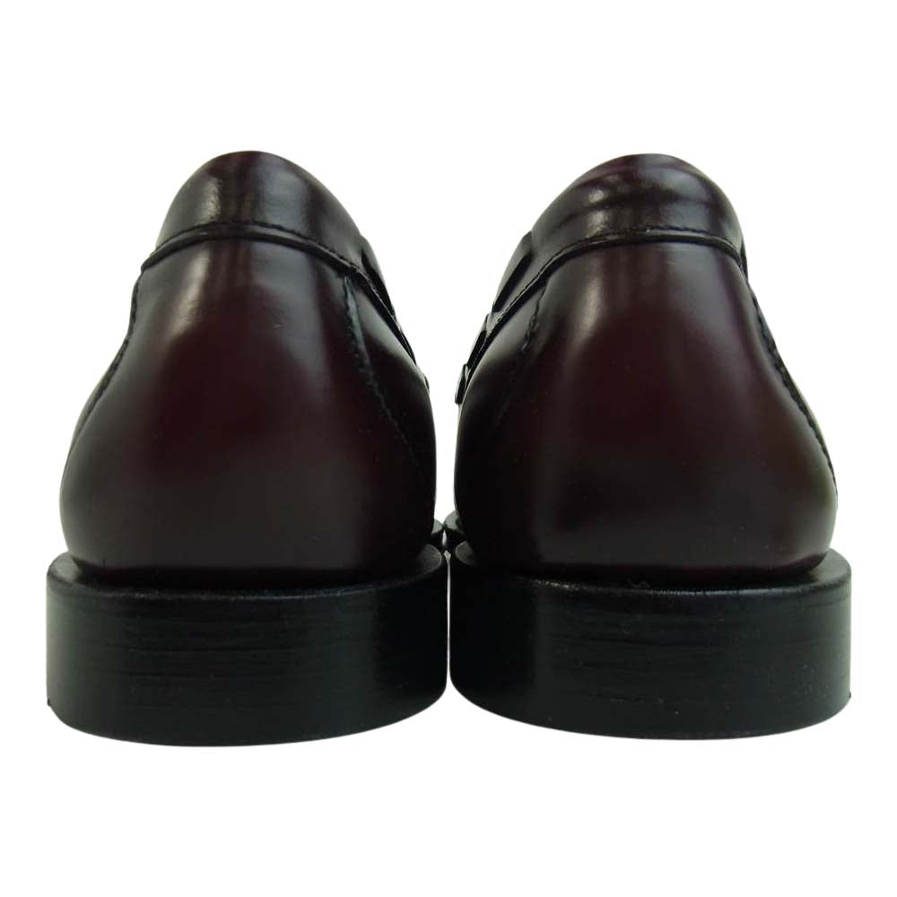 ジーエイチバス BA11015H WEEJUNS ウィージャンズ LARKIN MOC TASSEL ラーキン タッセル ローファー UK8.5 ワインレッド系 UK8.5【極上美品】【中古】