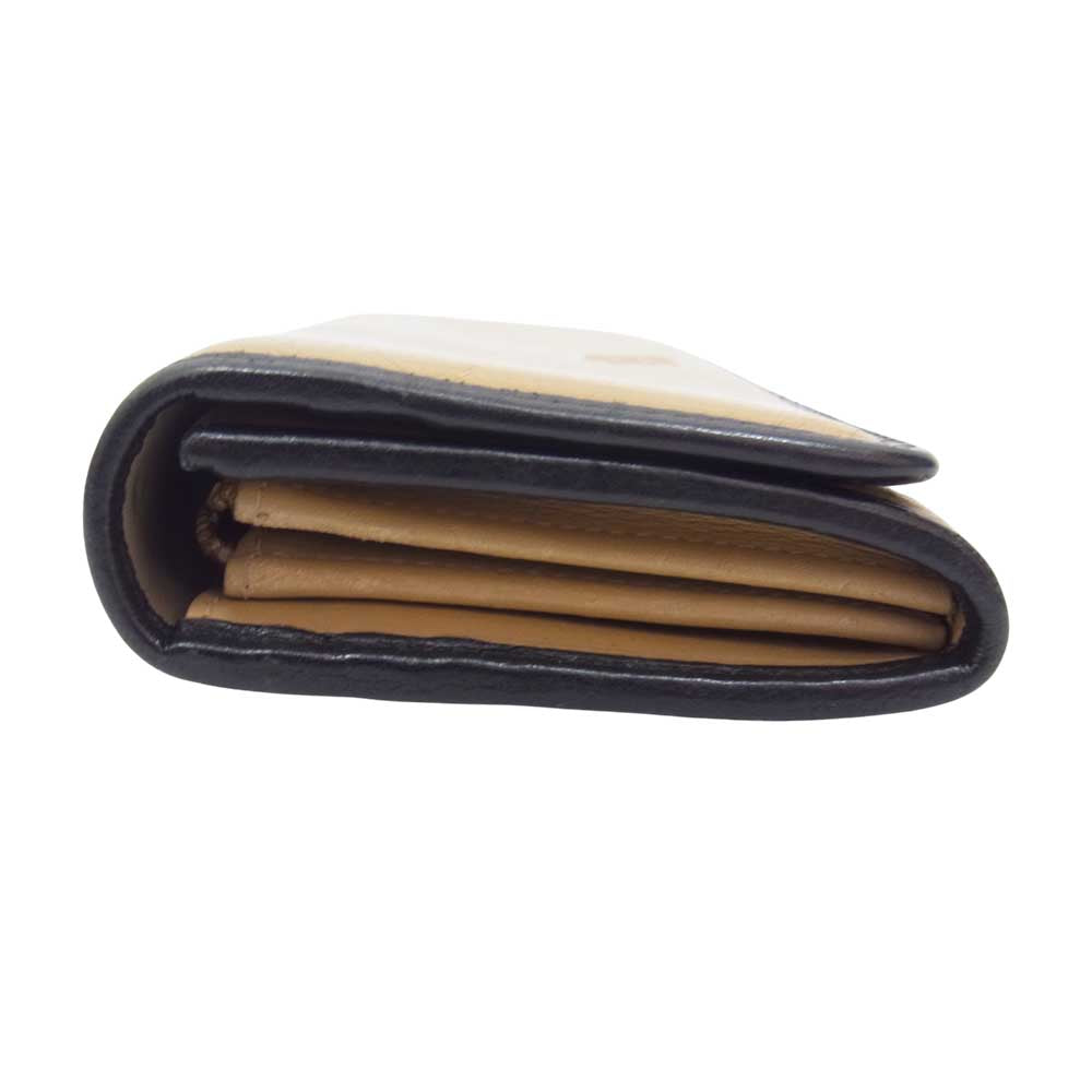LOEWE ロエベ 南京錠ジップ アナグラム 長財布  ベージュ系【中古】
