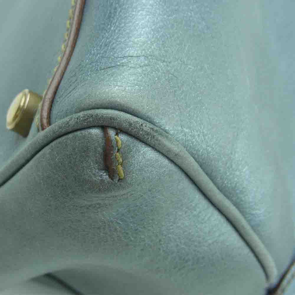 CARTIER カルティエ Marcello マルチェロ ハンド バッグ グレイッシュブルー系【中古】