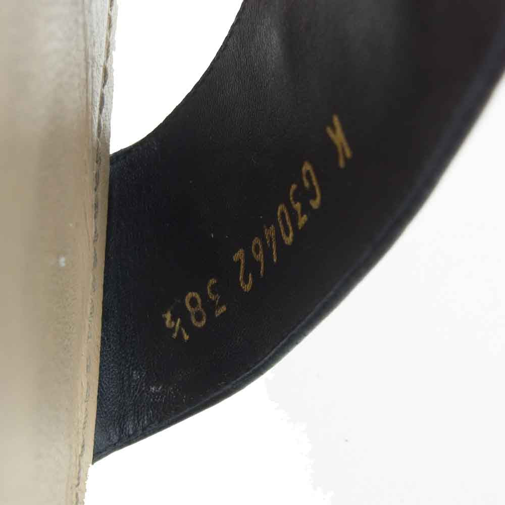 CHANEL シャネル K G30462 ココマーク ビジュー サンダル イタリア製 ブラック系 38.5【中古】