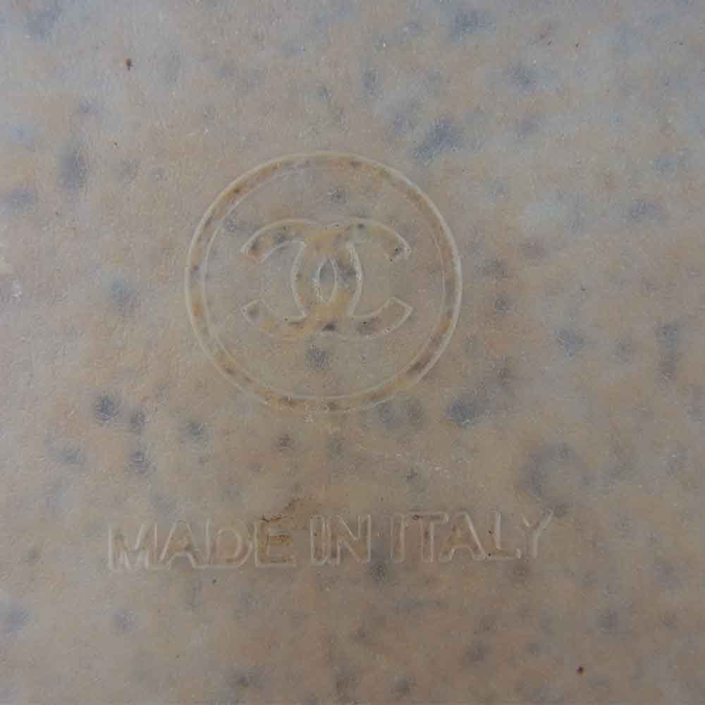 CHANEL シャネル K G30462 ココマーク ビジュー サンダル イタリア製 ブラック系 38.5【中古】