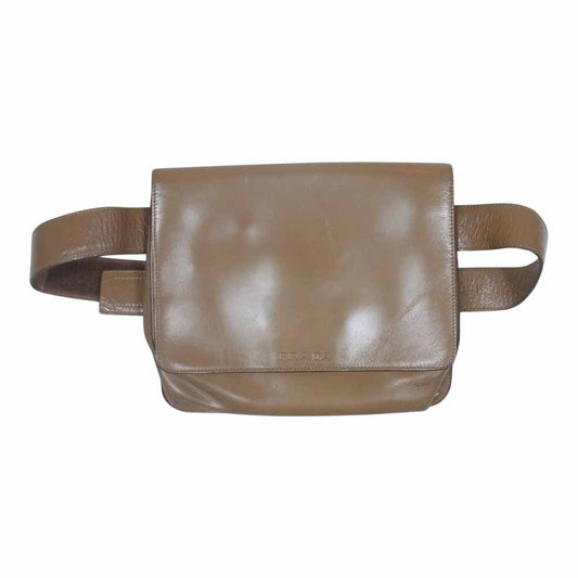 PRADA プラダ B9115M レザー ウエスト バッグ ライトブラウン系【中古】