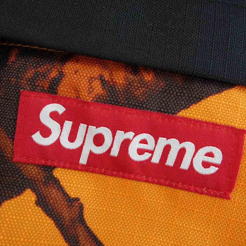 Supreme シュプリーム 12AW Small Duffle Tree Camo スモール ダッフル ツリーカモ オレンジ系【中古】