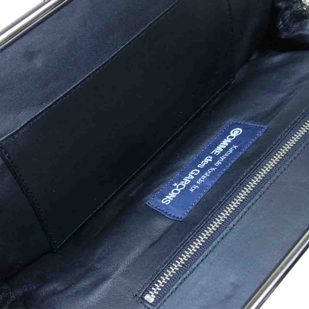 COMME des GARCONS コムデギャルソン × katsuyuki yoshida がま口 ショルダー バッグ ダークブラウン系【中古】