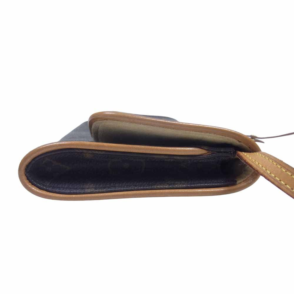 LOUIS VUITTON ルイ・ヴィトン M51852 モノグラム ポシェットツインGM ブラウン系【中古】