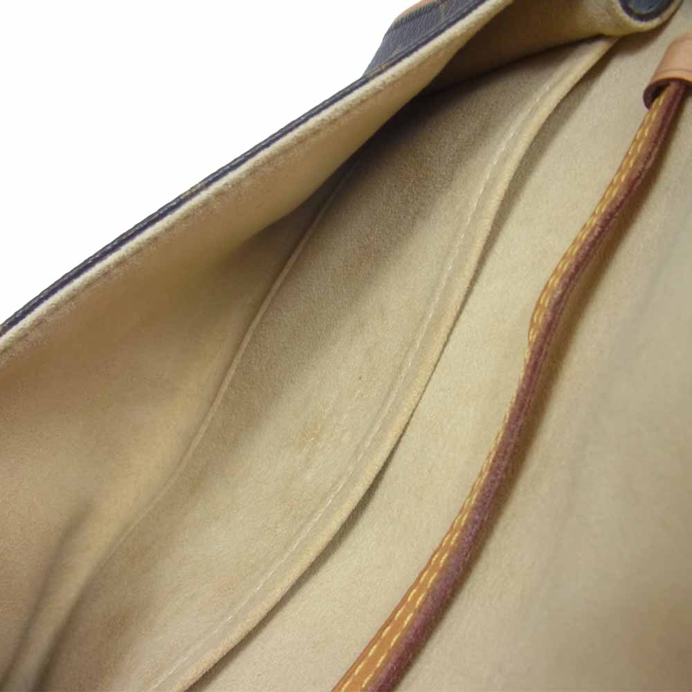 LOUIS VUITTON ルイ・ヴィトン M51852 モノグラム ポシェットツインGM ブラウン系【中古】