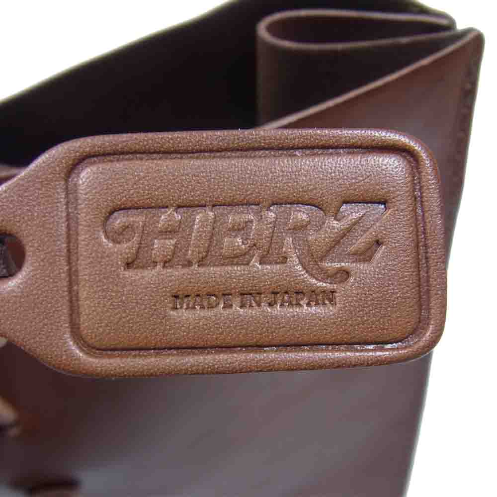 HERZ ヘルツ T-5 革紙袋 スターレ ソフトレザー トート バッグ チョコ