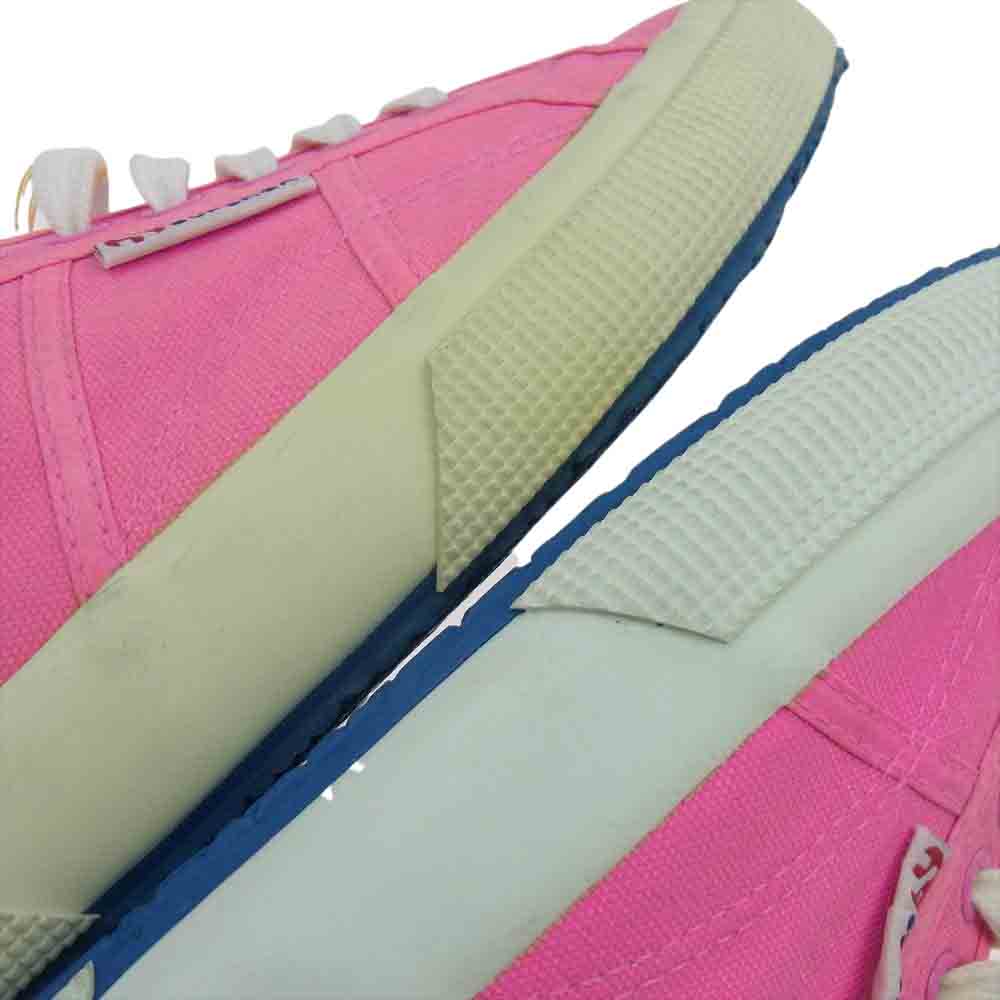 スペルガ S007XHO 2750 COTUFLUO ローカット キャンバス スニーカー ピンク系【美品】【中古】