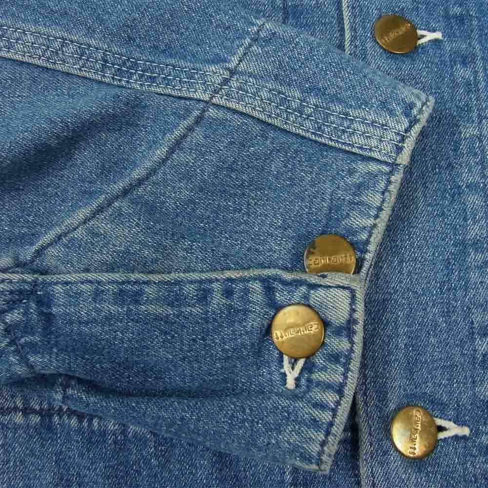 Carhartt カーハート デニム カバーオール ジャケット インディゴブルー系【中古】