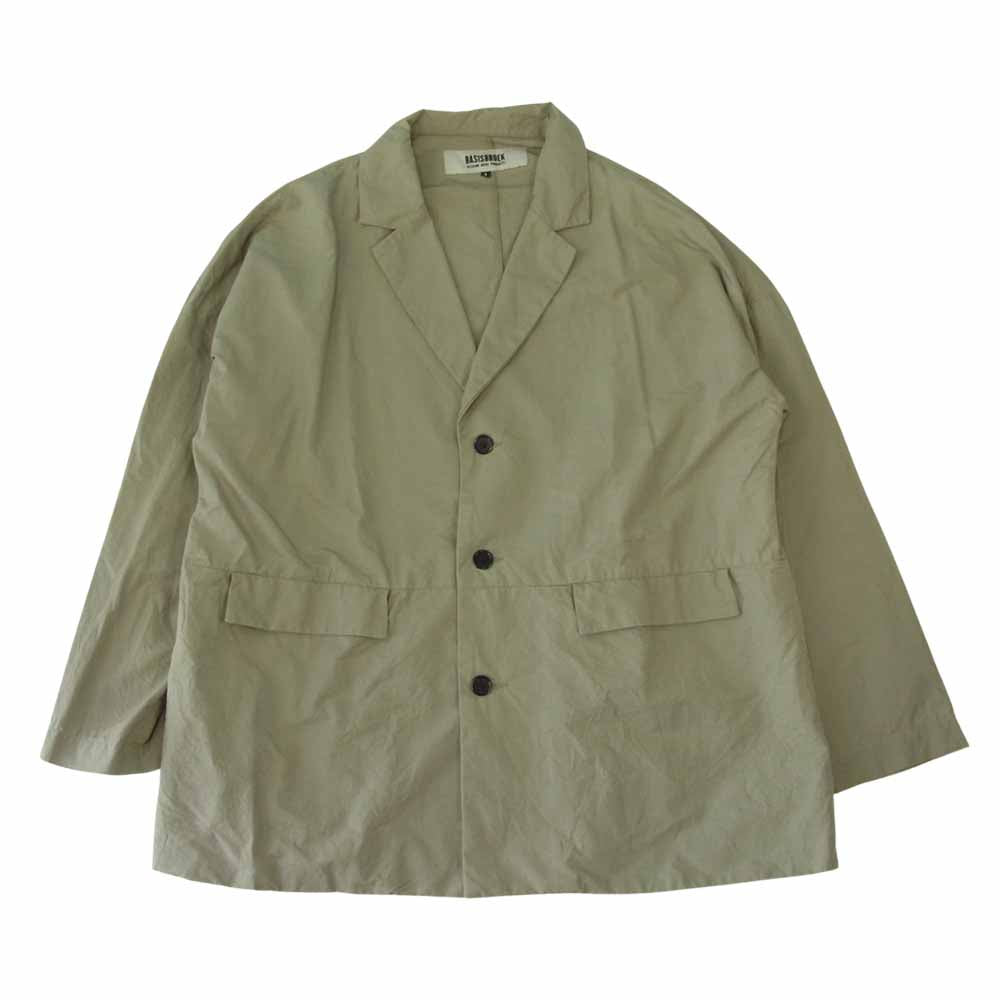 バージスブルック ESPE シルク混コットン オーバーサイズ ジャケット カーキ系 3【中古】