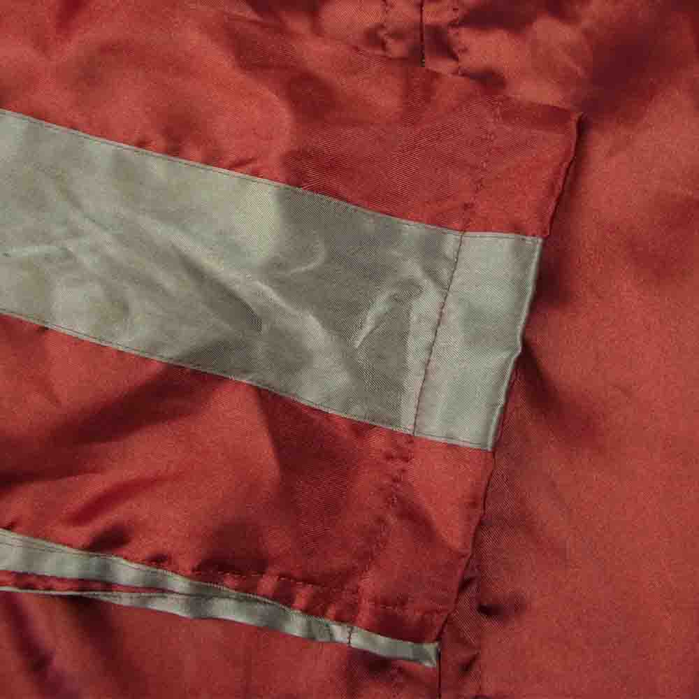 COMME des GARCONS コムデギャルソン コムコム 15AW RP-J006 スイング トップ サテン 切替 ナイロン ジャケット エンジ系 XS【中古】