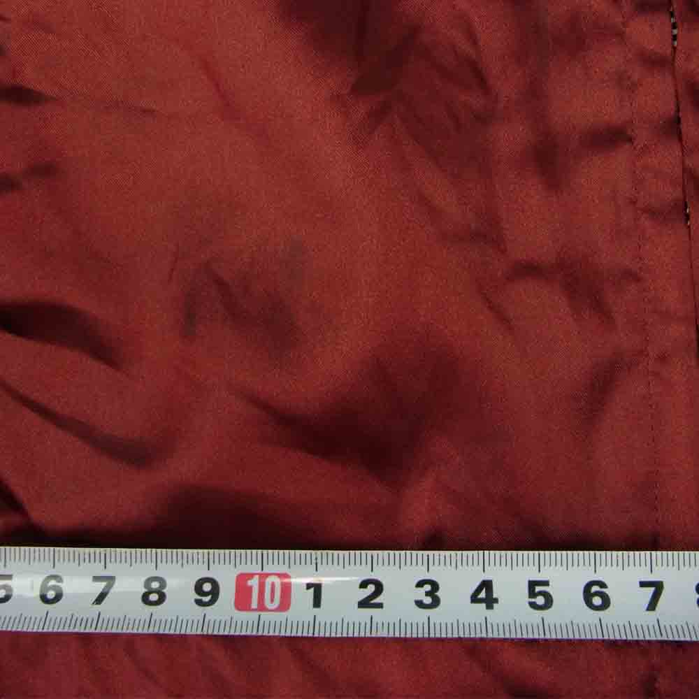 COMME des GARCONS コムデギャルソン コムコム 15AW RP-J006 スイング トップ サテン 切替 ナイロン ジャケット エンジ系 XS【中古】