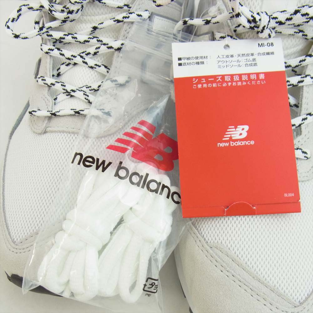 NEW BALANCE ニューバランス B&Y UNITED ARROWS 別注 MS574BYT スニーカー ホワイト系 US10【新古品】【未使用】【中古】