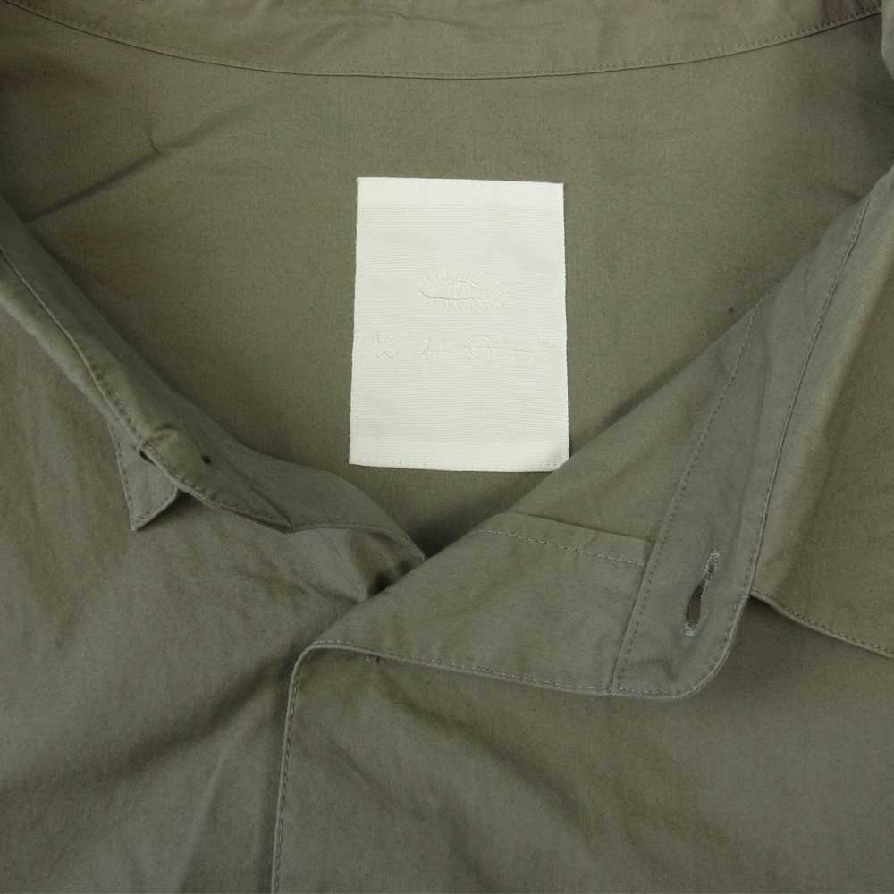 フーワット 044-986-7490 5XL OVERSIZE SHIRTS オーバーサイズ シャツ ブラウン系【中古】