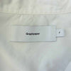 GRAPHPAPER グラフペーパー 20SS GM201-50093B Broad Oversized Regular Collar ブロード オーバーサイズ レギュラーカラー 長袖 シャツ ホワイト系 F【中古】