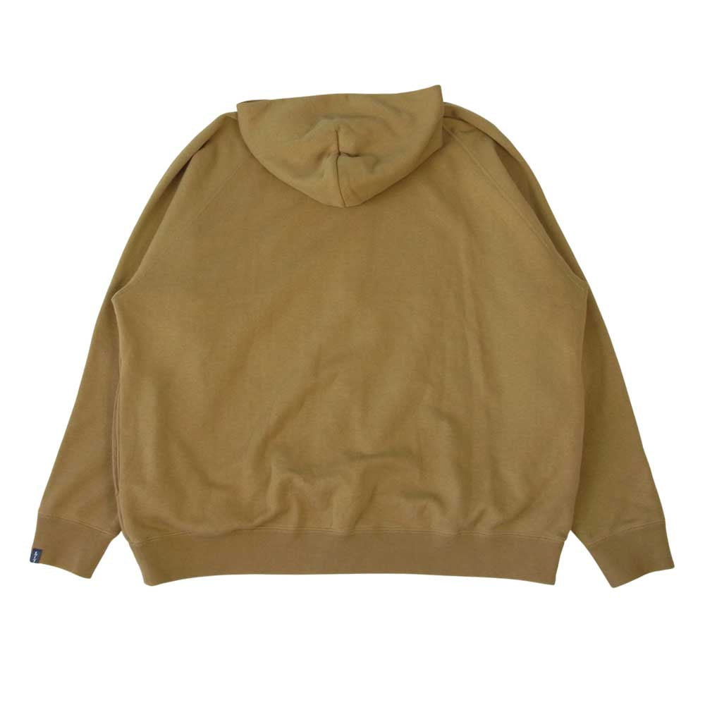 GRAPHPAPER グラフペーパー 19AW GU193-70126B LOOPWHEELER Full Zip Parka ループウィラー フル ジップ パーカー ライトブラウン系 2【中古】