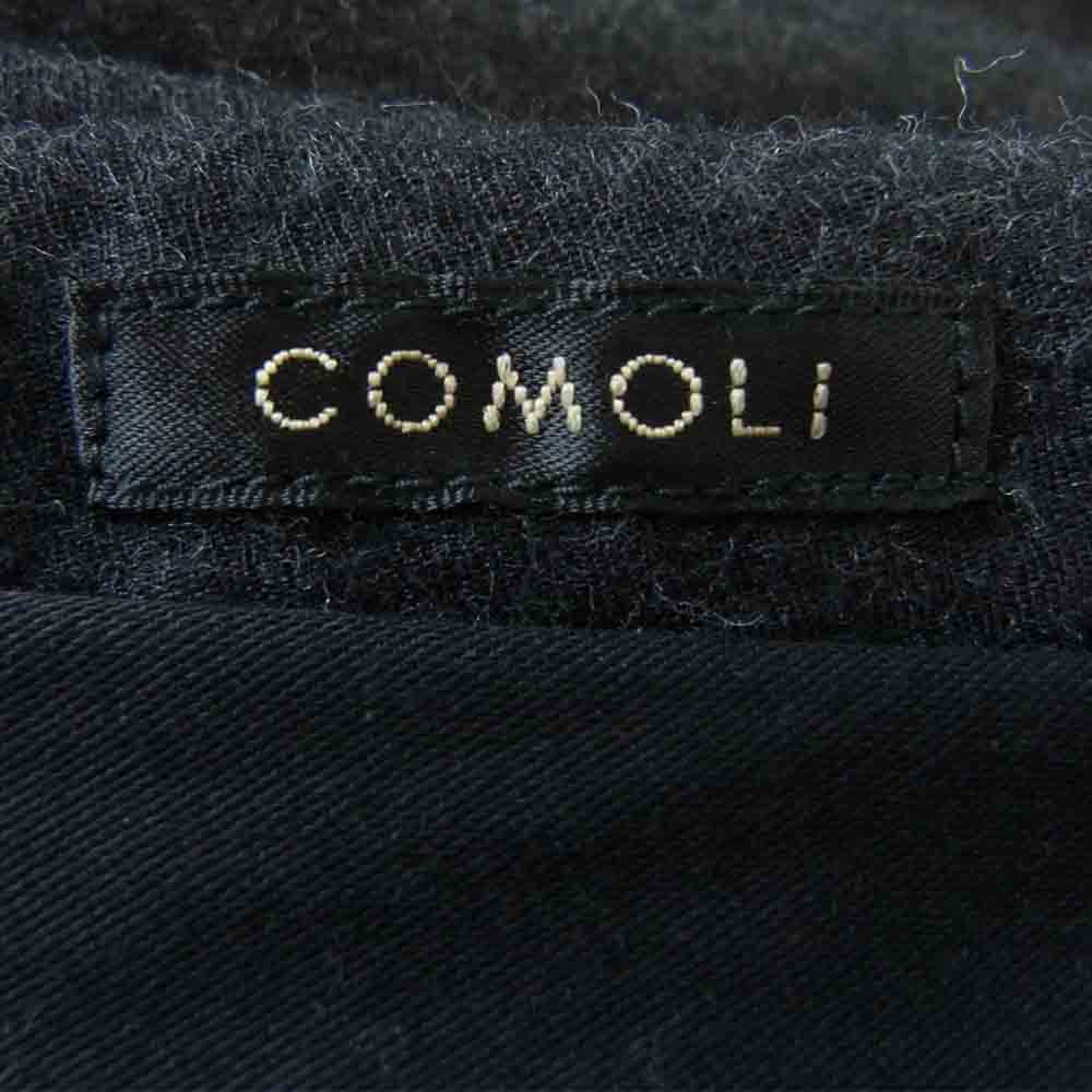 COMOLI コモリ S03-03003 ウール シルク ドローストリングパンツ グレー系 1【中古】