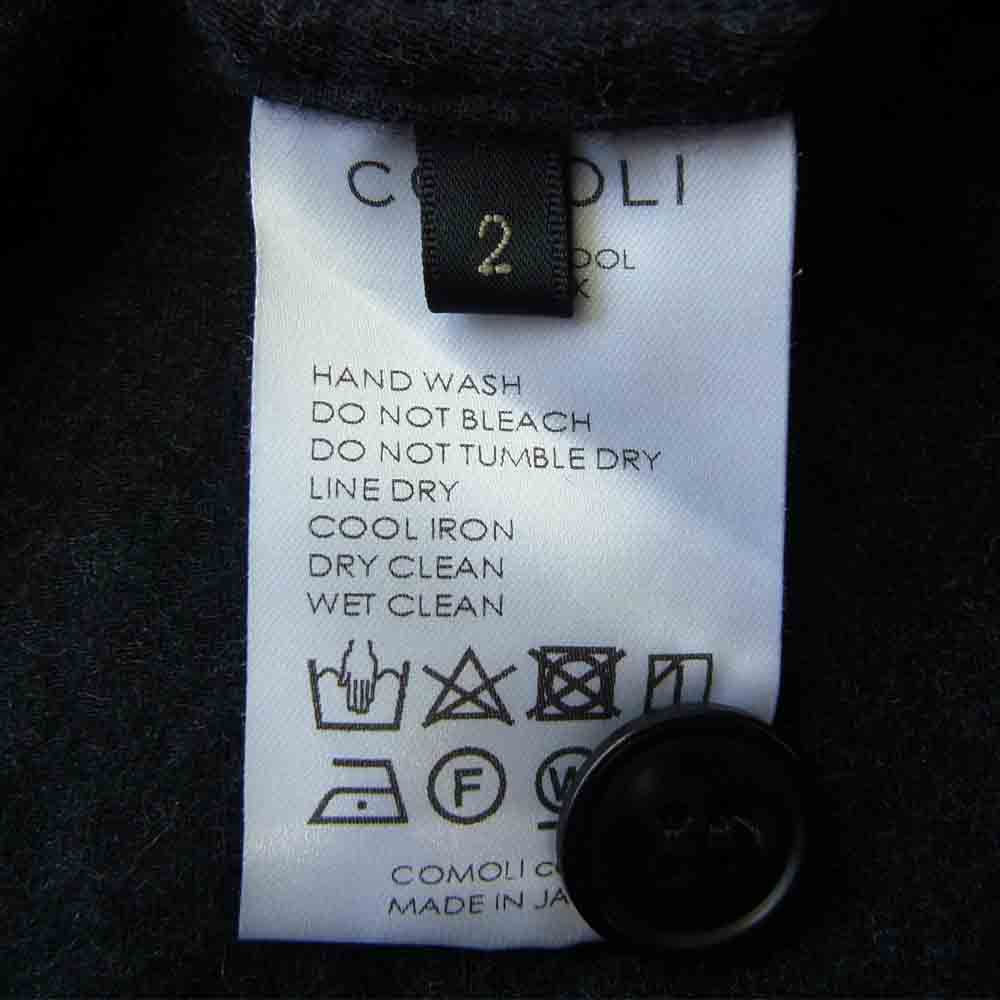 COMOLI コモリ 20AW S03-01003 WOOL SILK JACKET ウール シルク ジャケット グレー系 2【中古】