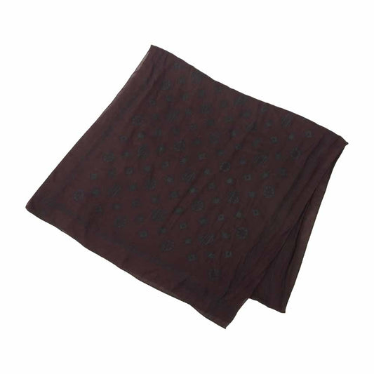 GLADHAND & Co. グラッドハンド ストール モノグラム えんじ色 エンジ系【中古】
