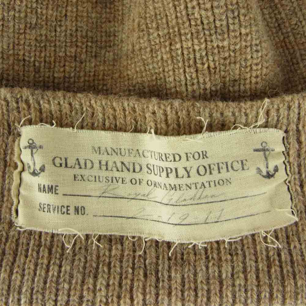 GLADHAND & Co. グラッドハンド ワッチキャップ ビーニー ニット帽 ベージュ系 F【中古】