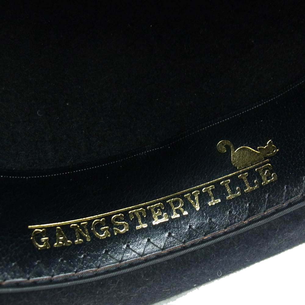 GANGSTERVILLE ギャングスタービル 中折れハット ブラック系 M【中古】
