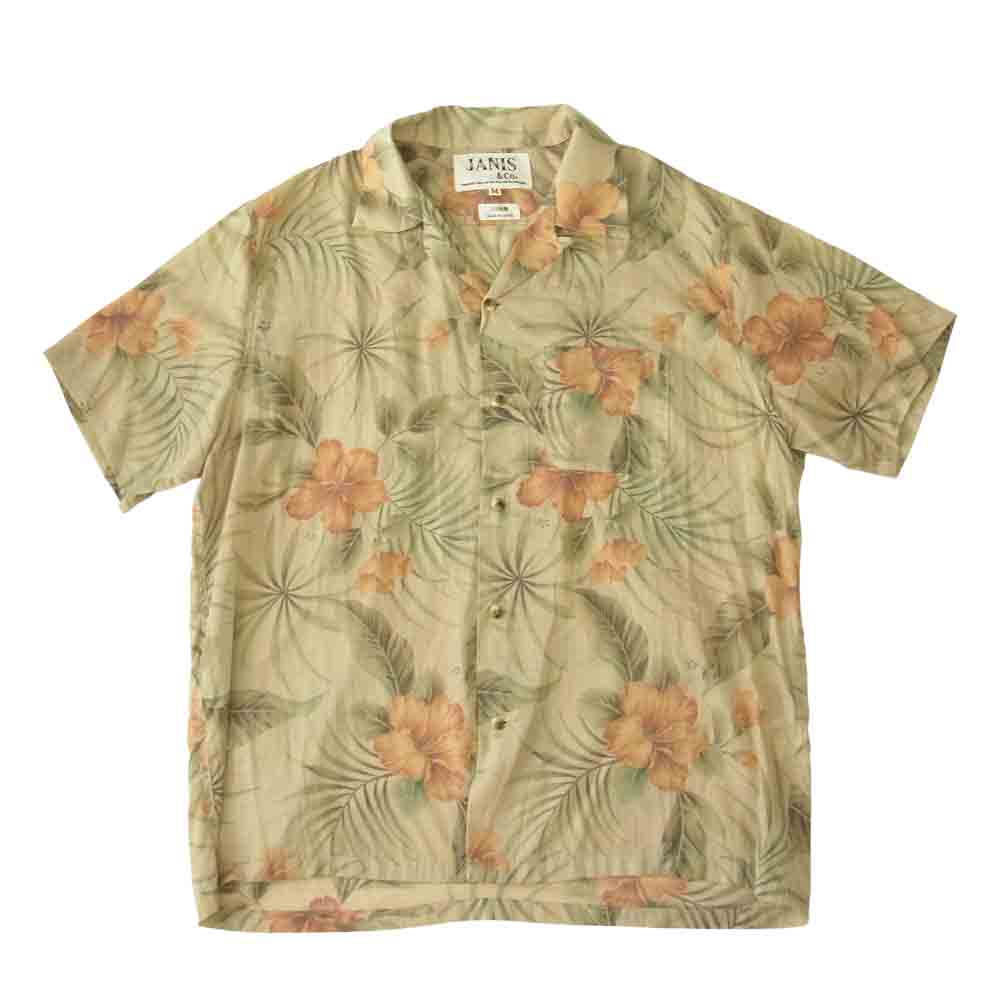 ジャニスアンドカンパニー アロハシャツ ベージュ系 M【中古】