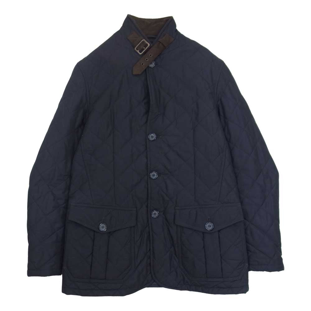 Barbour バブアー MQU0508NY71 ルッツ キルティング ジャケット ネイビー系 S【中古】