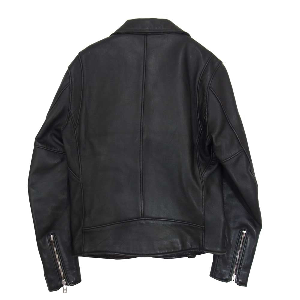 ビューティアンドユース ラムレザー ダブル ライダース ジャケット ブラック系 S【中古】