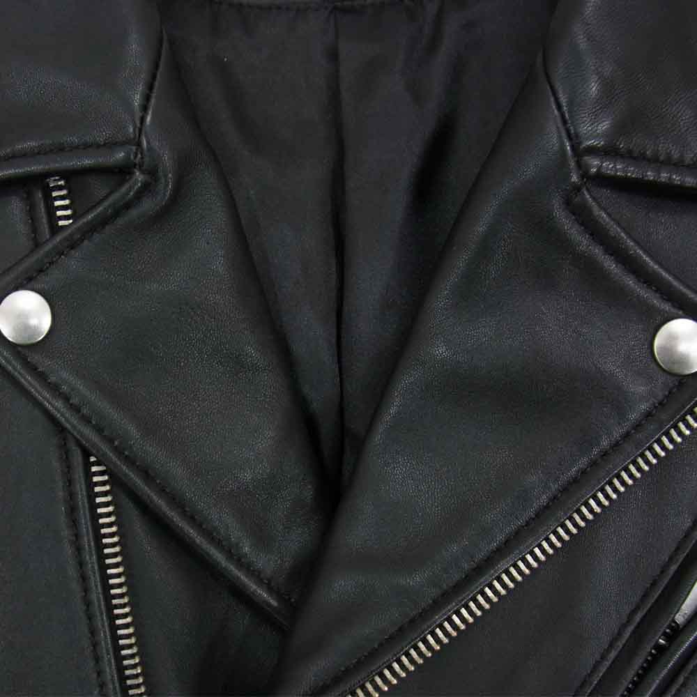 ビューティアンドユース ラムレザー ダブル ライダース ジャケット ブラック系 S【中古】