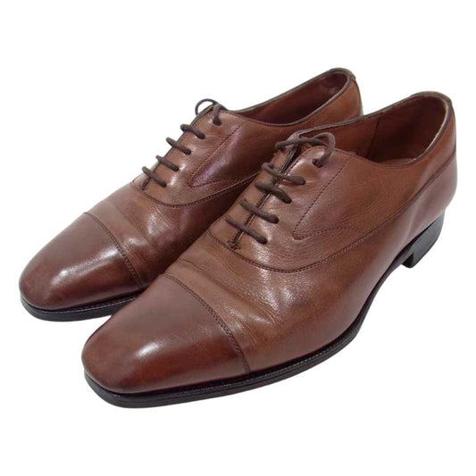EDWARD GREEN エドワードグリーン gladstone グラッド ストーン ストレートチップ ビジネス シューズ ブラウン系 5 1/2【中古】