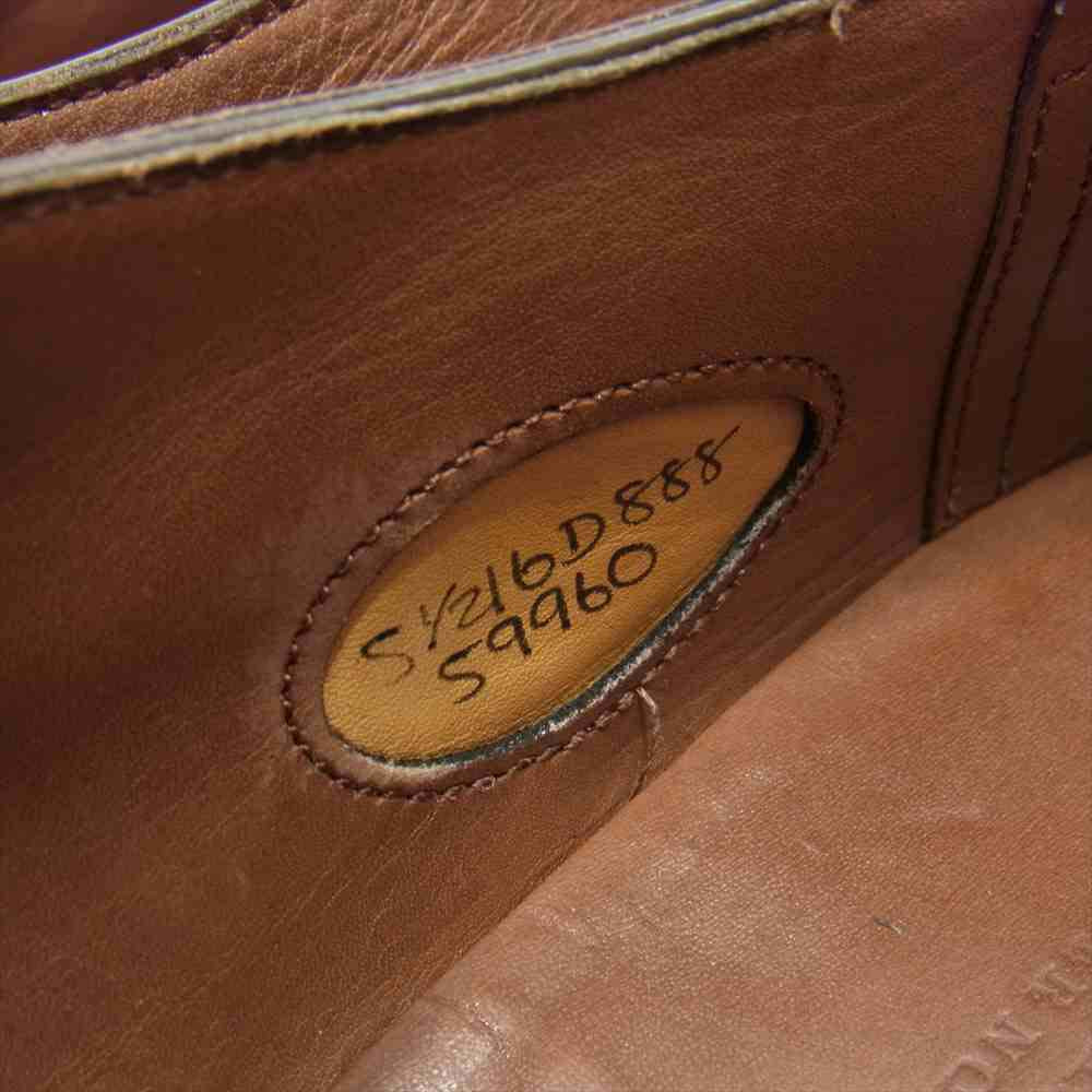 EDWARD GREEN エドワードグリーン gladstone グラッド ストーン ストレートチップ ビジネス シューズ ブラウン系 5 1/2【中古】