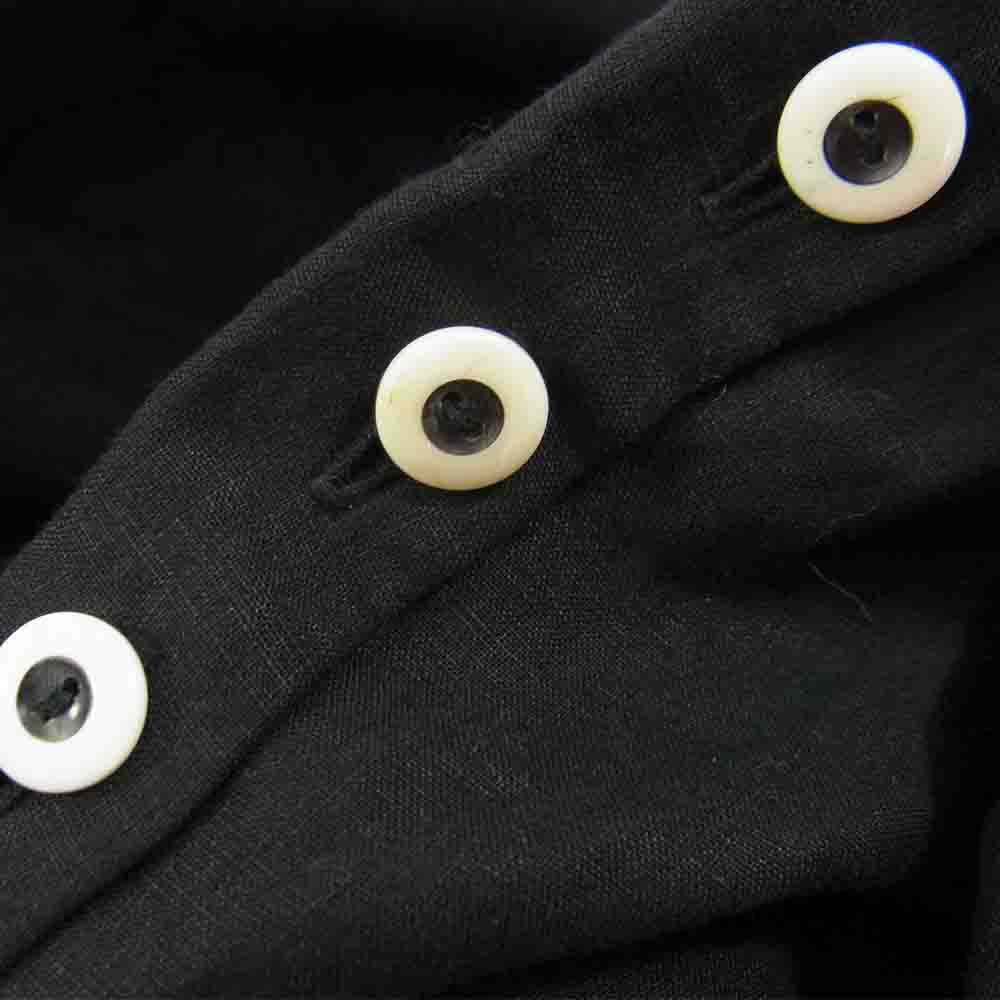 ナルセ na-05014 salopetto pants リネン サロペット オーバーオール  ブラック系 F【極上美品】【中古】