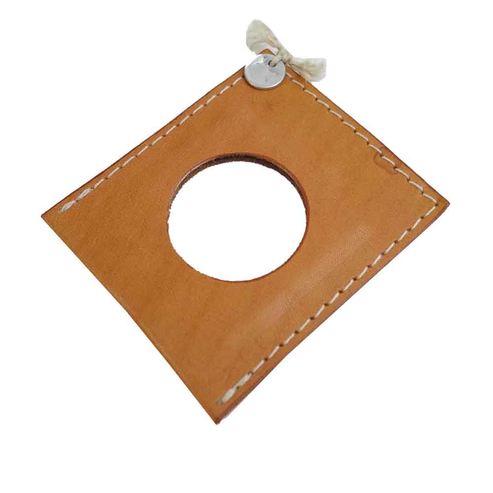 エバゴス sentaku-mono 紅籐 持ち手 ブライドルレザー カゴ バッグ  ベージュ系【中古】