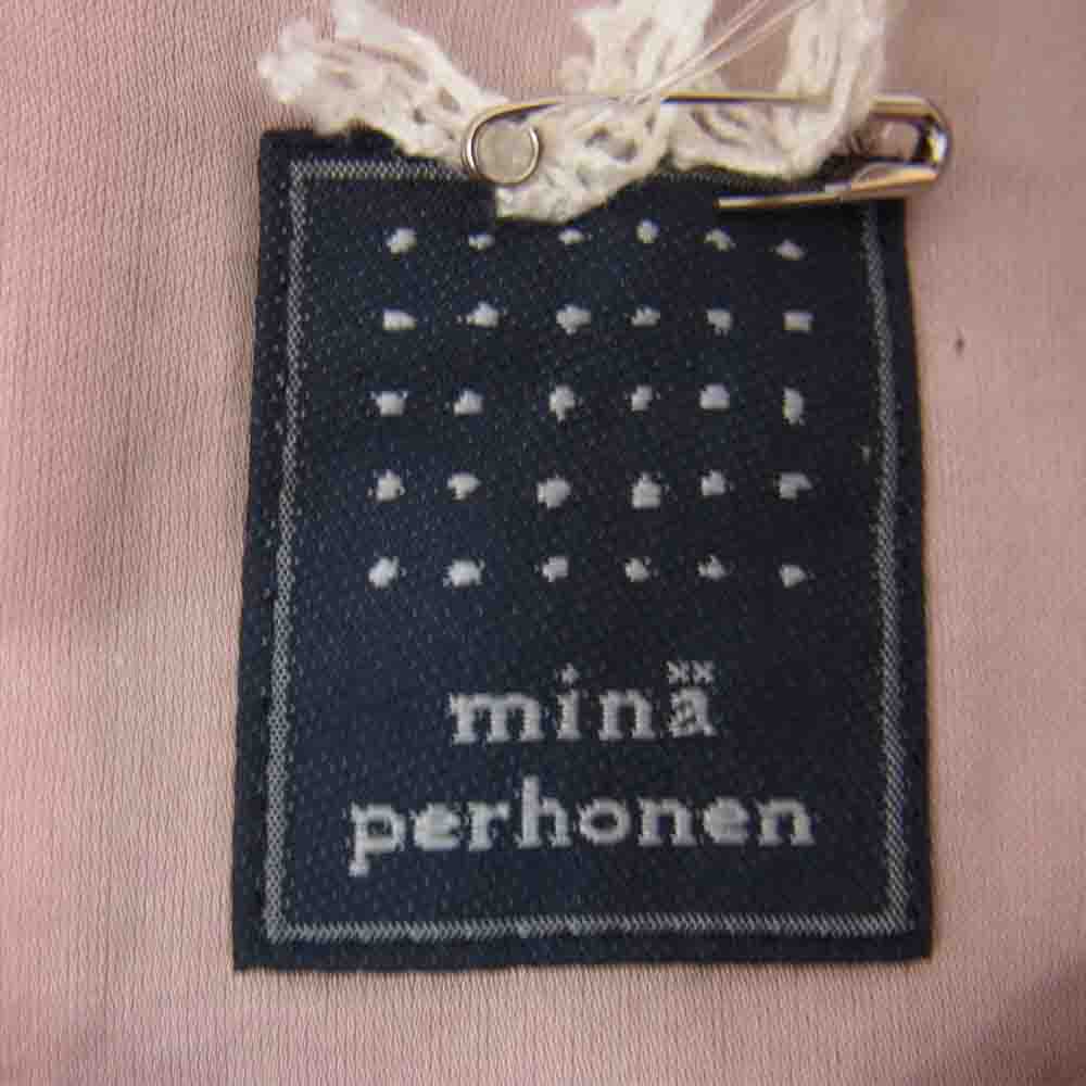 mina perhonen ミナペルホネン qa3937 pala ウール プリント ドレス ワンピース マルチカラー系 38【極上美品】【中古】