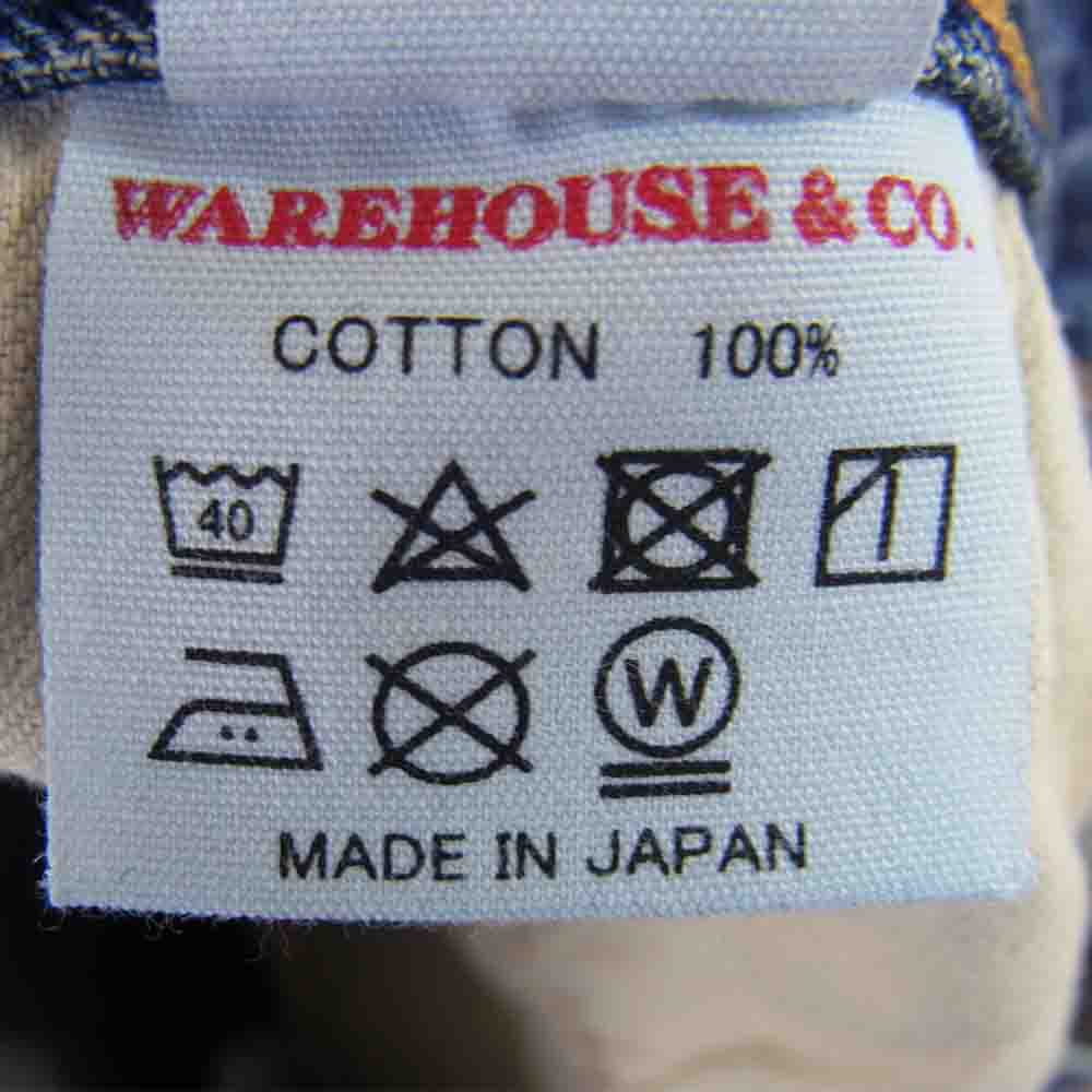 WAREHOUSE ウエアハウス 1106 テーパード デニム パンツ インディゴブルー系 36【中古】