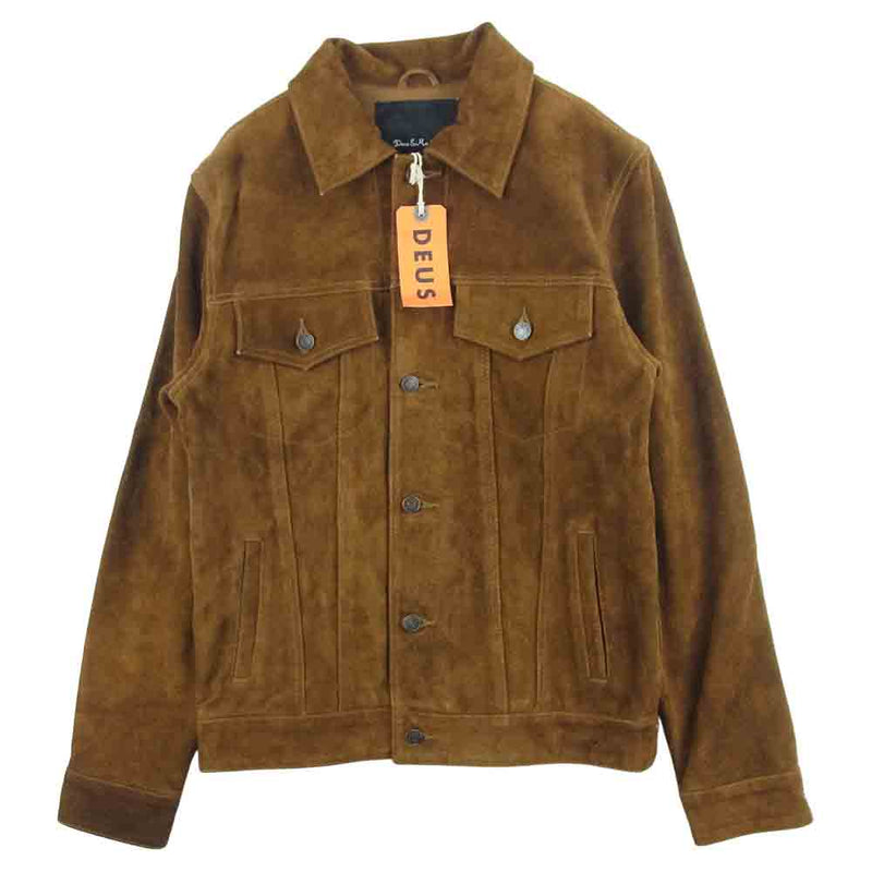 デウスエクスマキナ DMA56415 DJANGO SUEDE JKT スエード ジャケット ブラウン系 S【中古】