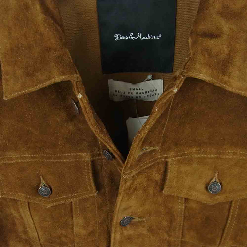 デウスエクスマキナ DMA56415 DJANGO SUEDE JKT スエード ジャケット ブラウン系 S【中古】